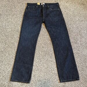 NWT Levi's 501 Straight Leg Raw Denim Made In Mexico Size 38x34